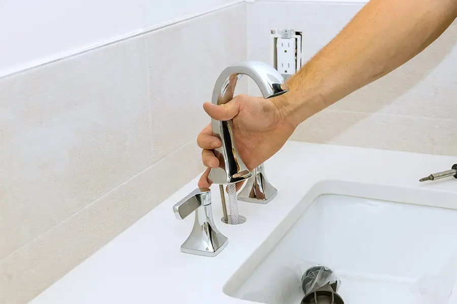 Ongoing faucet installation